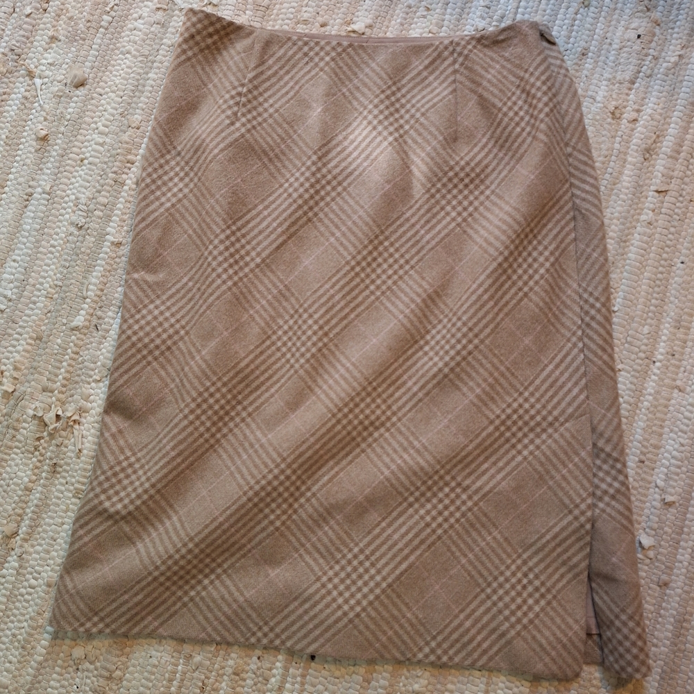 Wool blend skirt